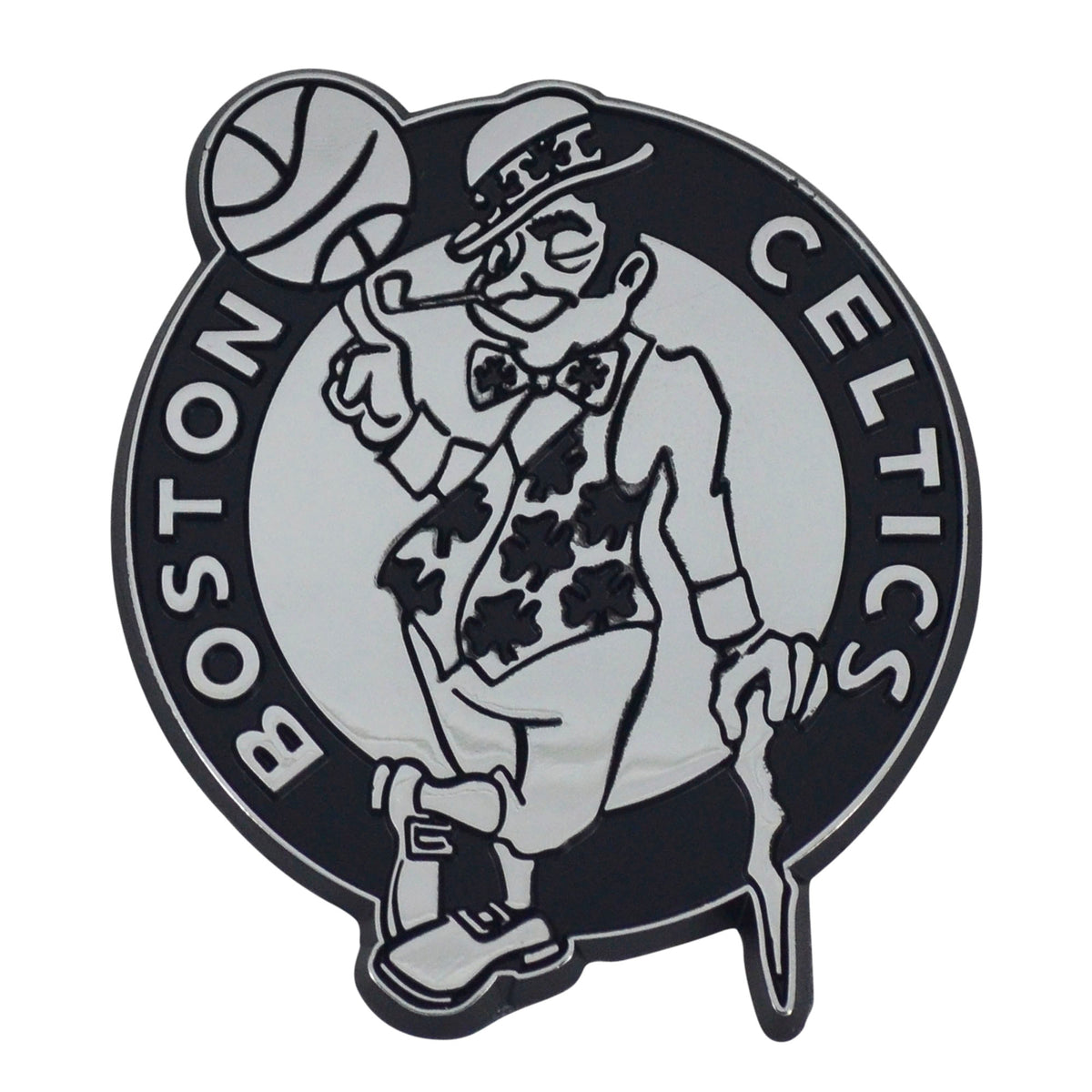 NBA Boston Celtics Logo Brands Chrome Metal Emblem