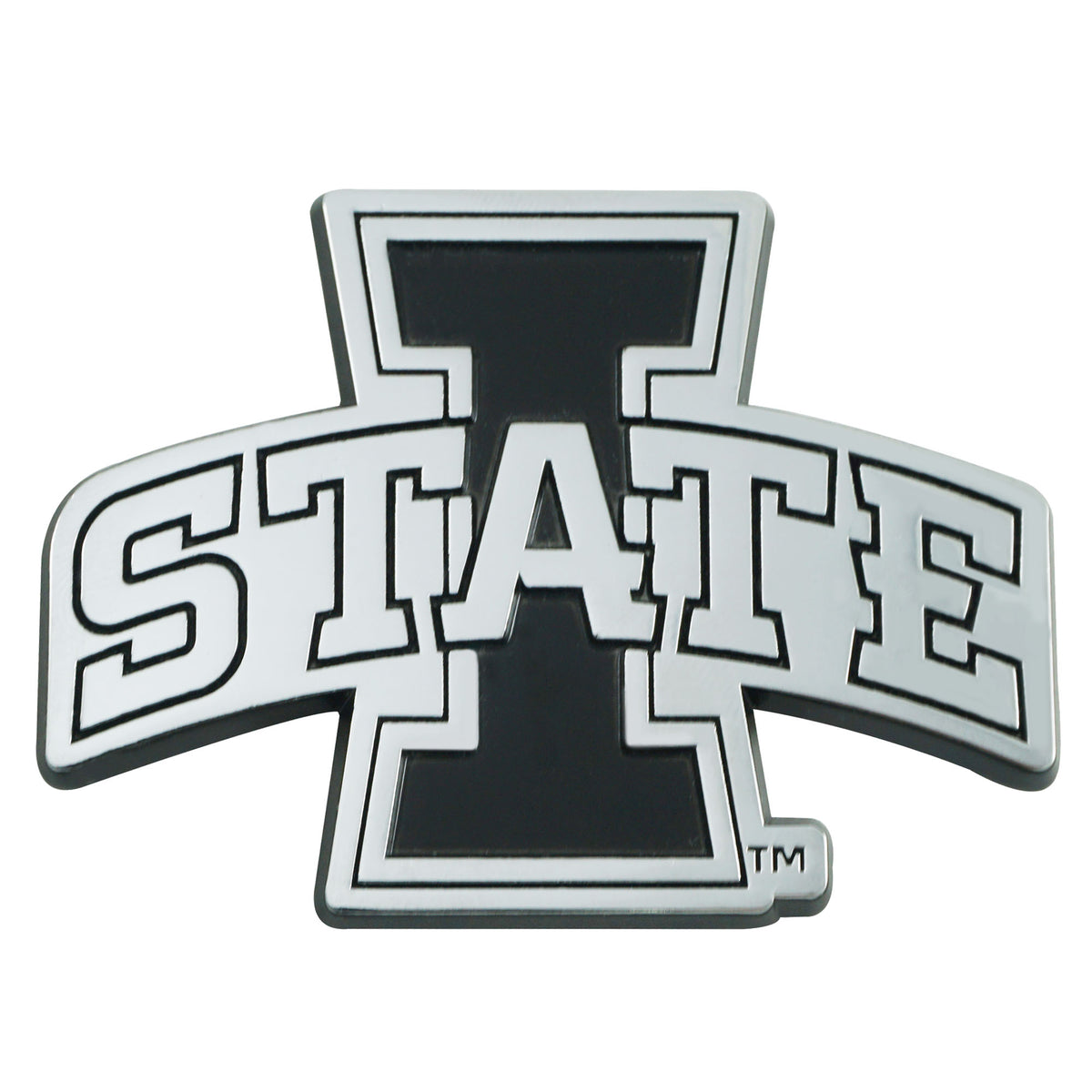 NCAA Iowa State Cyclones Logo Brands Chrome Metal Emblem