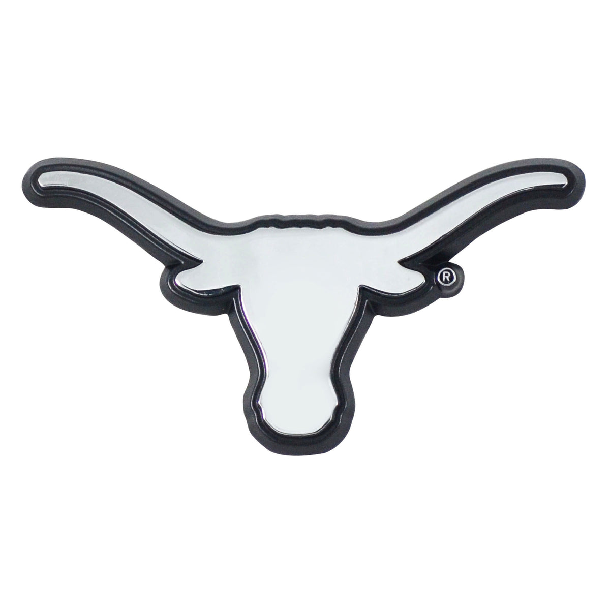 NCAA Texas Longhorns Logo Brands Chrome Metal Emblem