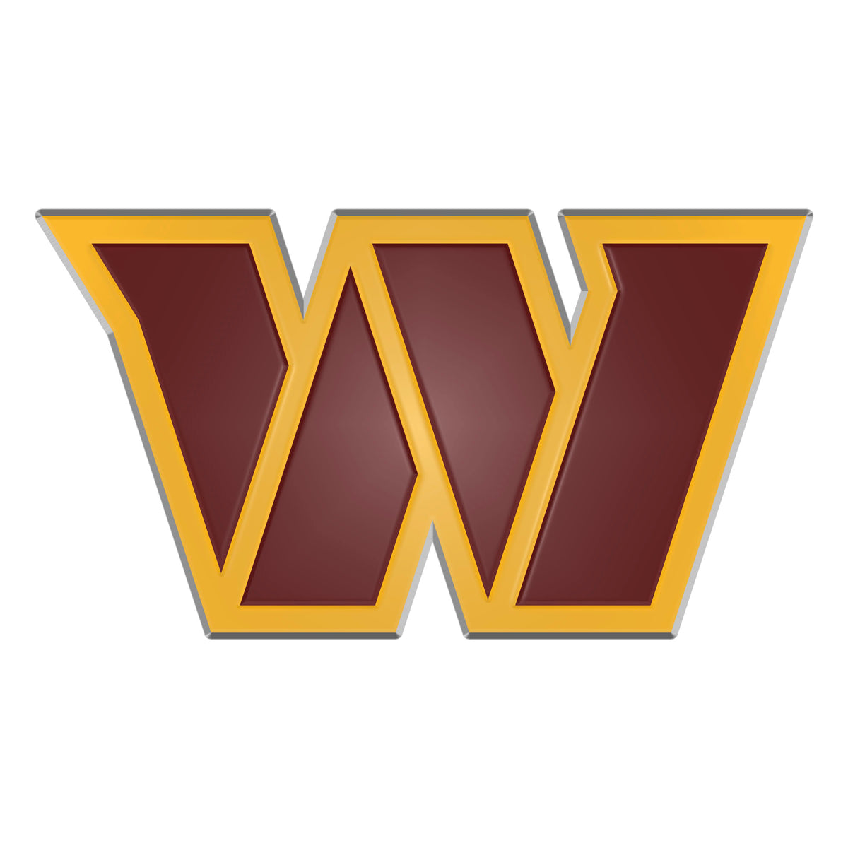 NFL Washington Commanders Logo Brands Color Metal Emblem