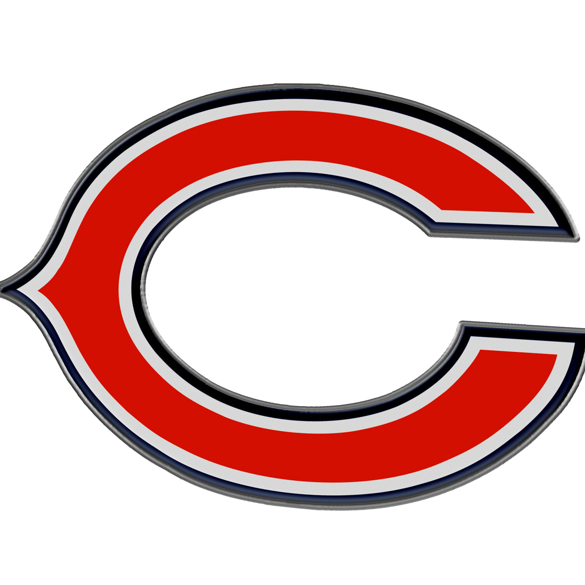 NFL Chicago Bears Logo Brands Color Metal Emblem