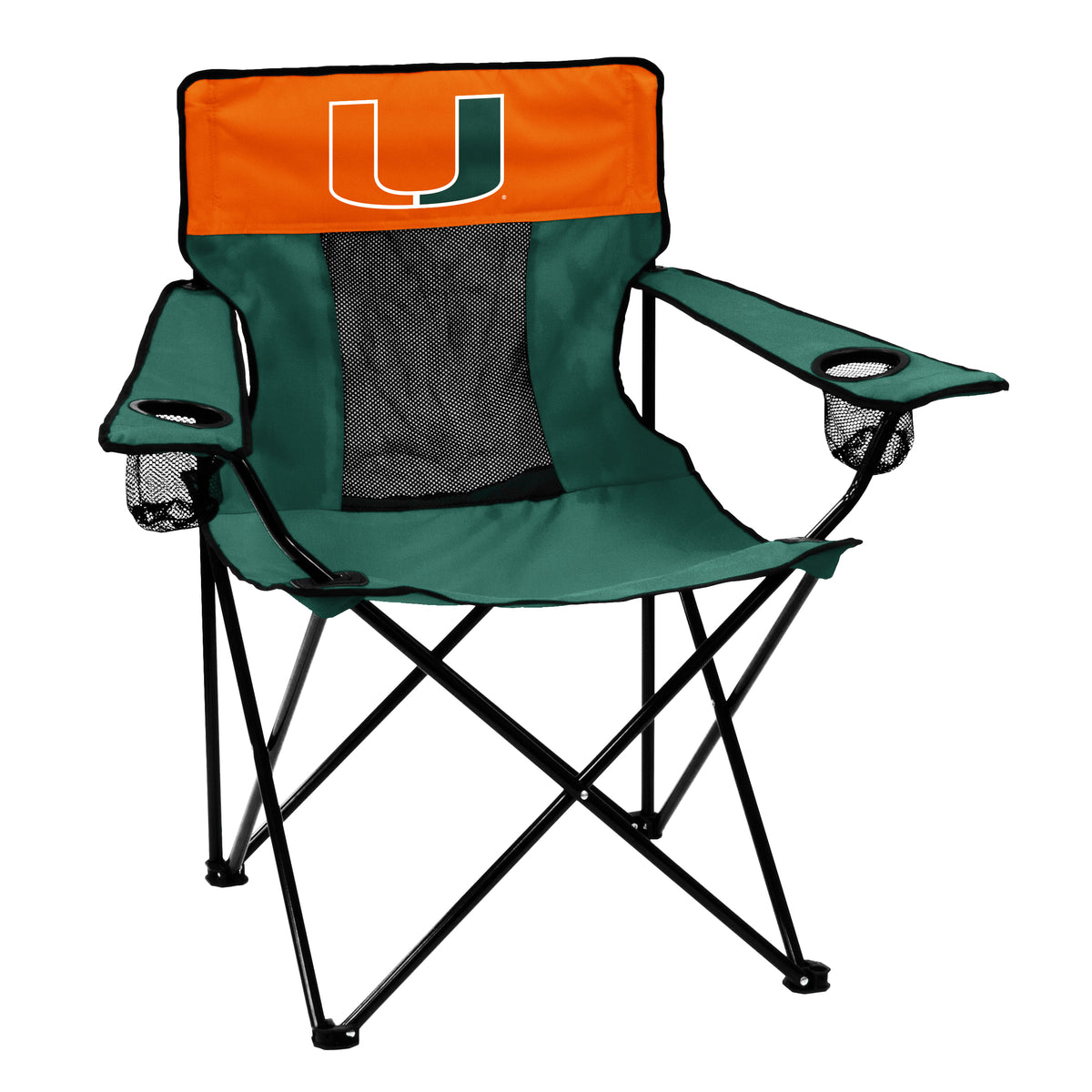 NCAA Miami Hurricanes Logo Brands Elite Chair