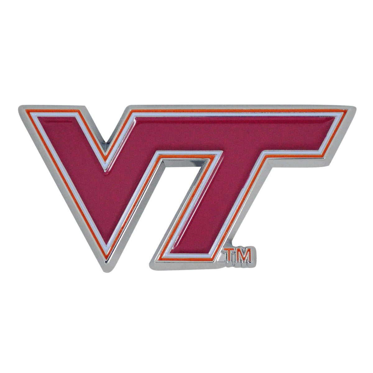 NCAA Virginia Tech Hokies Logo Brands Color Metal Emblem