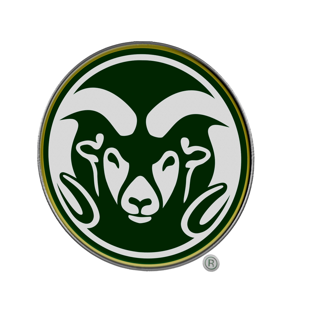 NCAA Colorado State Rams Logo Brands Color Metal Emblem
