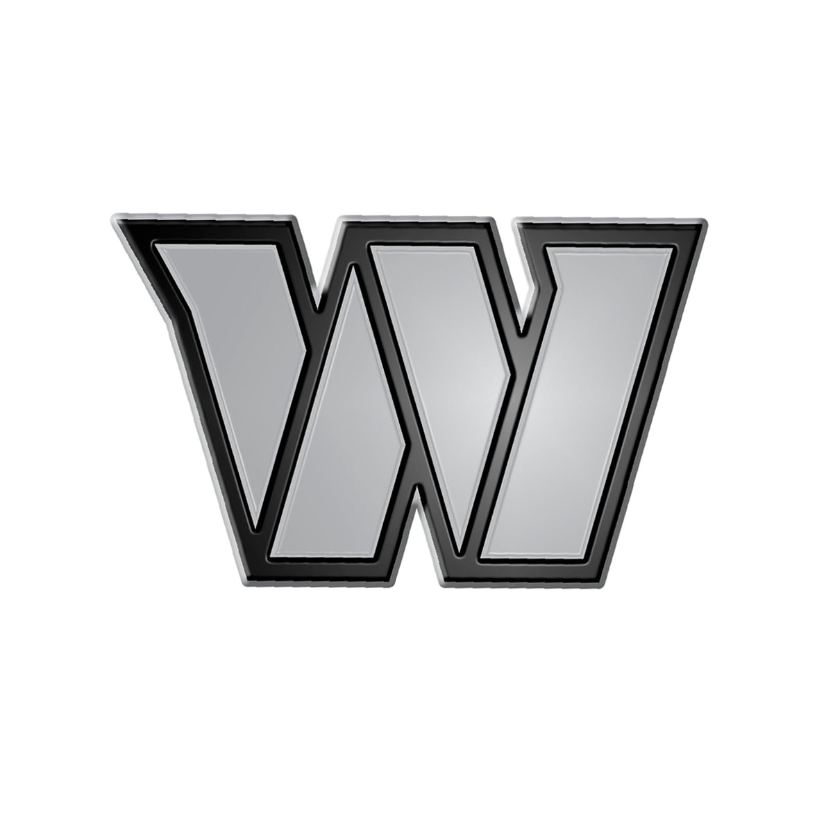 NFL Washington Commanders Logo Brands Chrome Metal Emblem