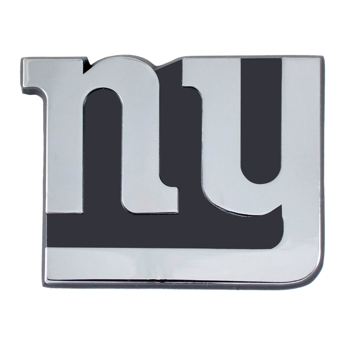 NFL New York Giants Logo Brands Chrome Metal Emblem