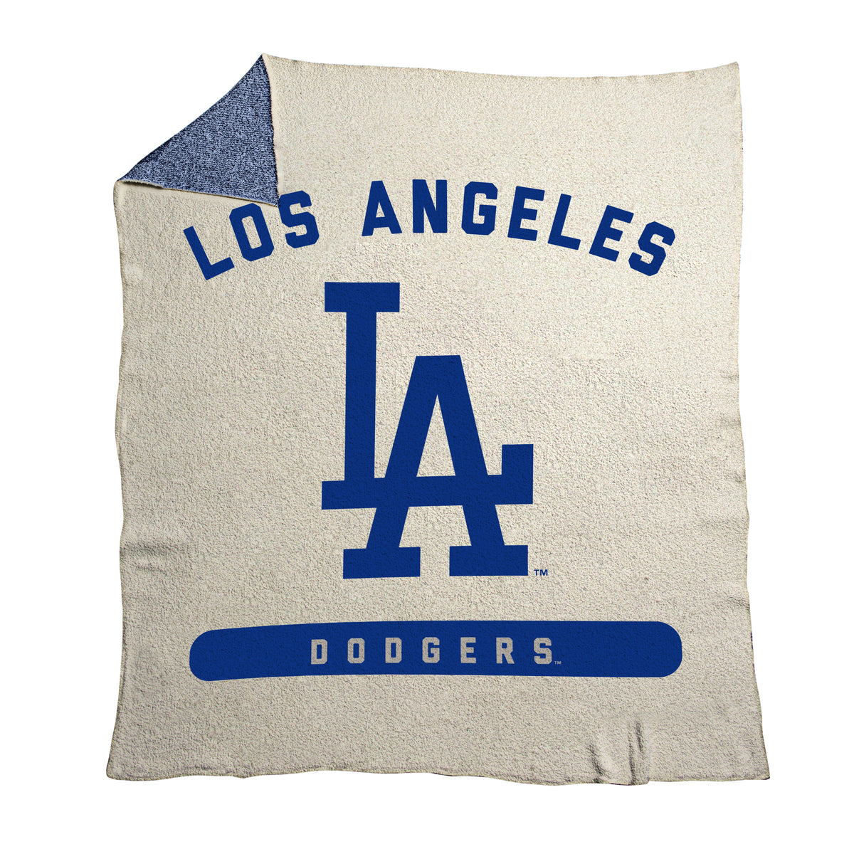 MLB Los Angeles Dodgers Logo Brands 50x60 Luxe Dreams Throw