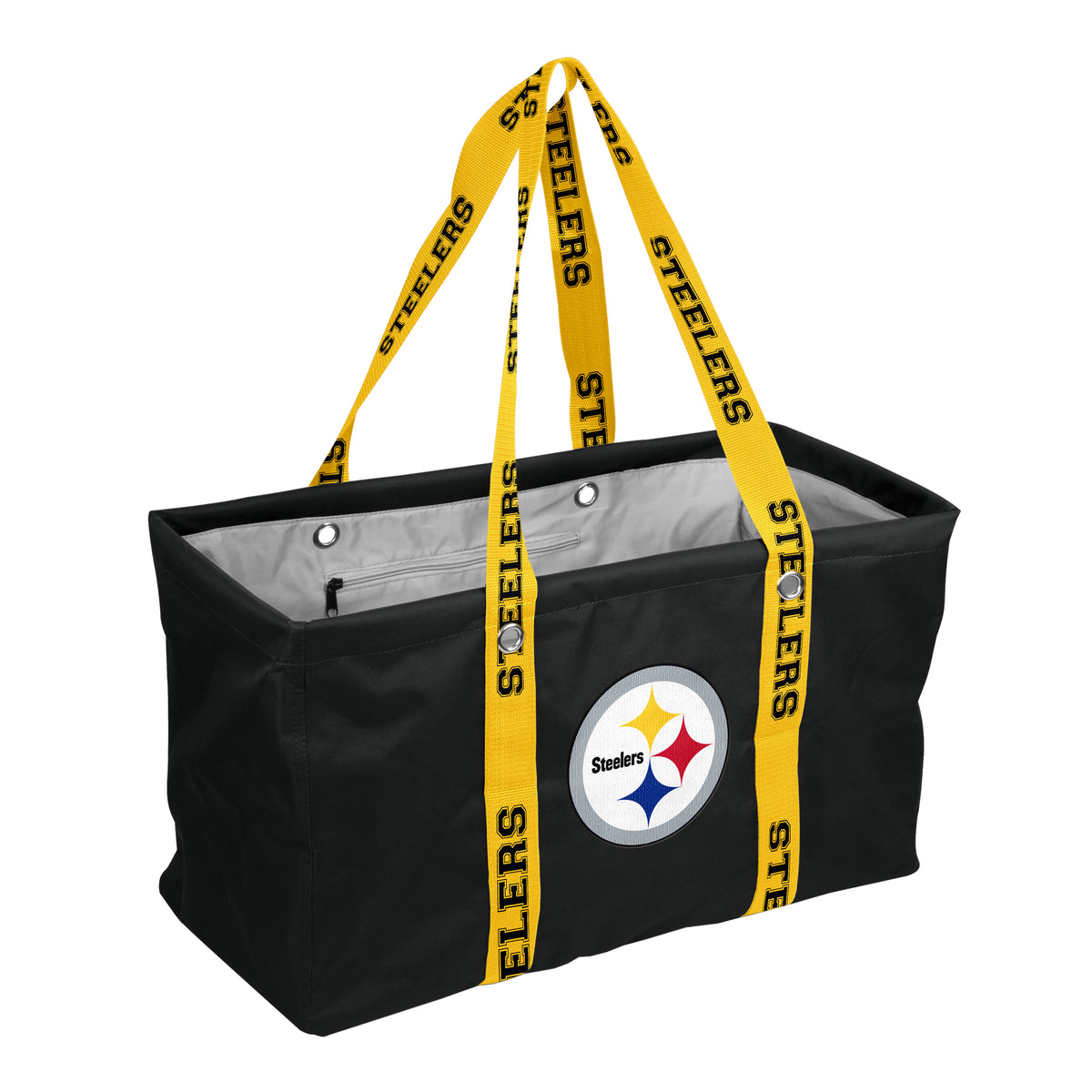 NFL Pittsburgh Steelers Logo Brands Picnic Caddy with Dig Strap