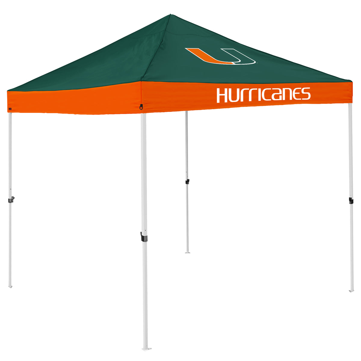 NCAA Miami Hurricanes Logo Brands Economy Canopy