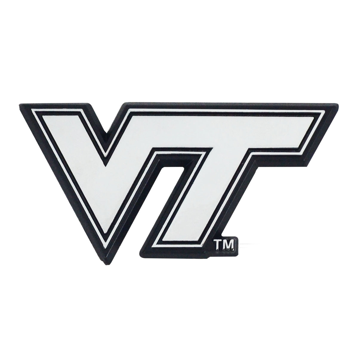NCAA Virginia Tech Hokies Logo Brands Chrome Metal Emblem