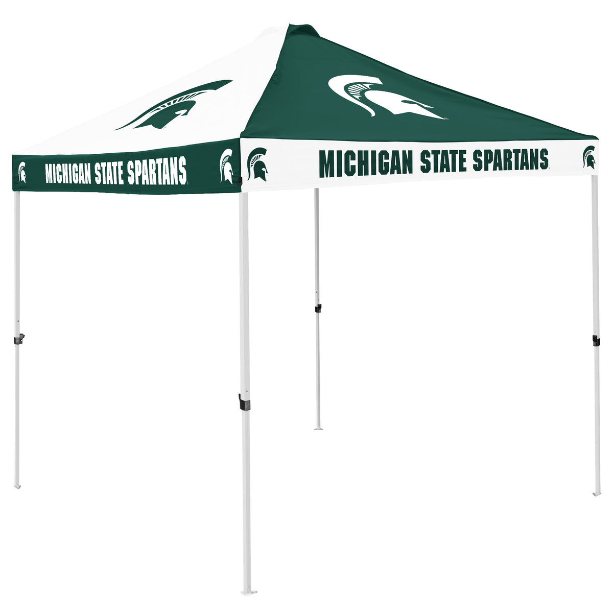 NCAA Michigan State Spartans Logo Brands Checkerboard Canopy