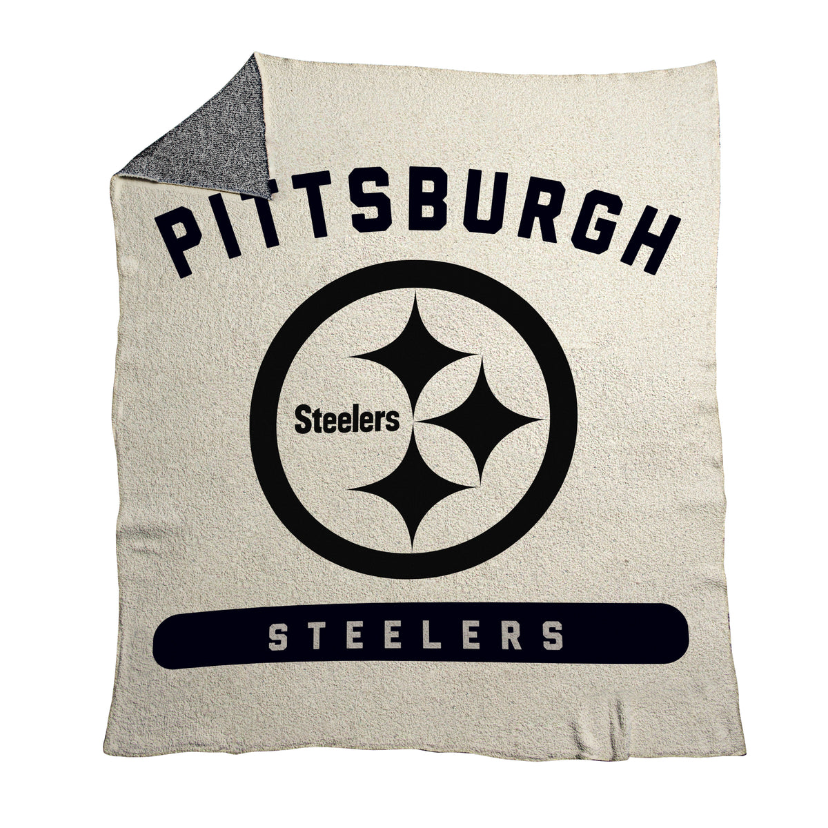 NFL Pittsburgh Steelers Logo Brands 50x60 Luxe Dreams Throw