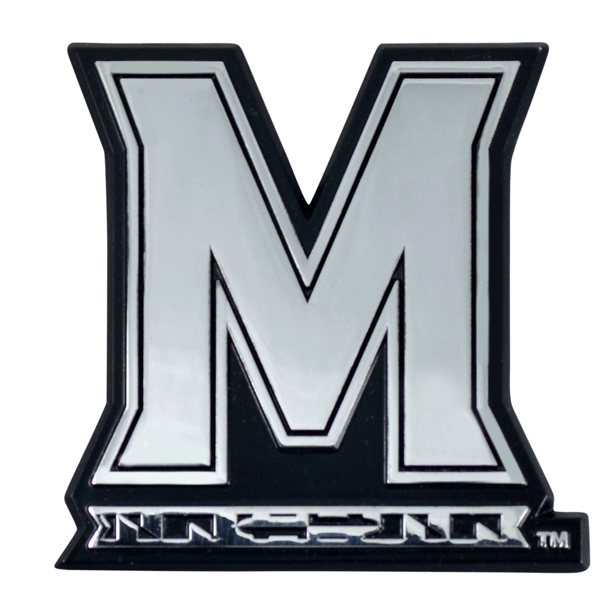 NCAA Maryland Terrapins Logo Brands Chrome Metal Emblem