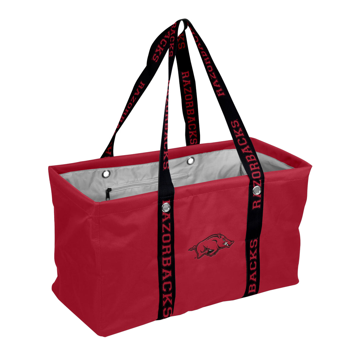 NCAA Arkansas Razorbacks Logo Brands Picnic Caddy with Dig Strap