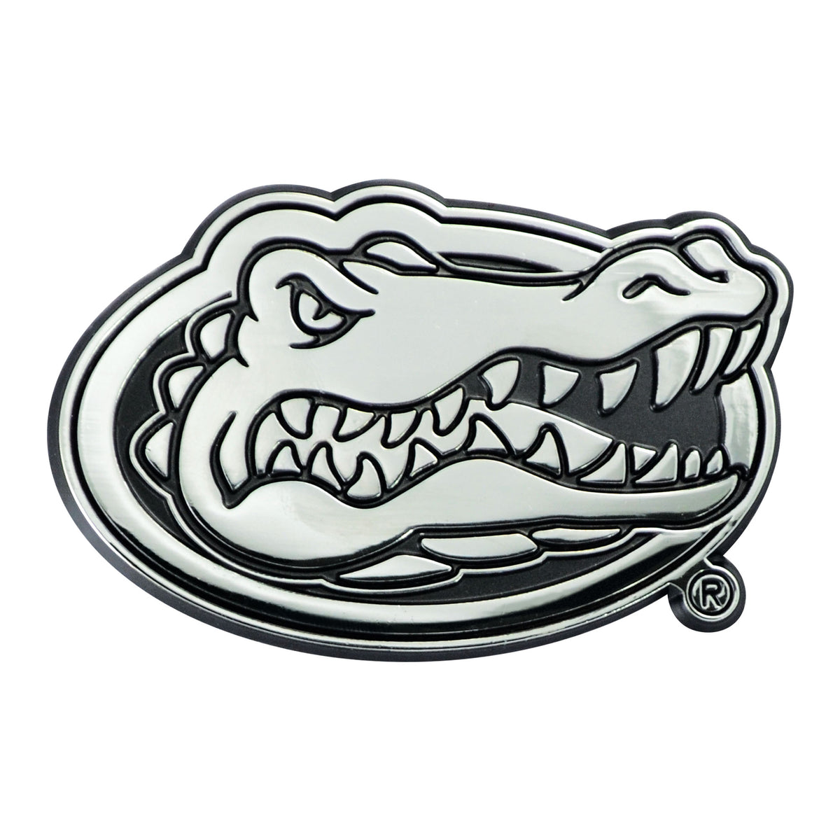 NCAA Florida Gators Logo Brands Chrome Metal Emblem