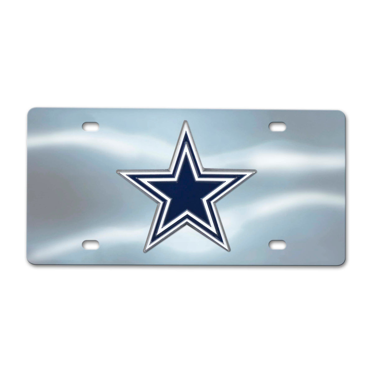 NFL Dallas Cowboys Logo Brands Chrome Diecast License Plate