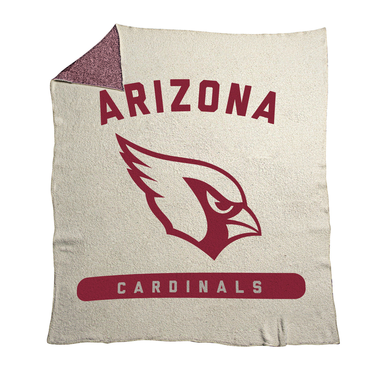 NFL Arizona Cardinals Logo Brands 50x60 Luxe Dreams Throw