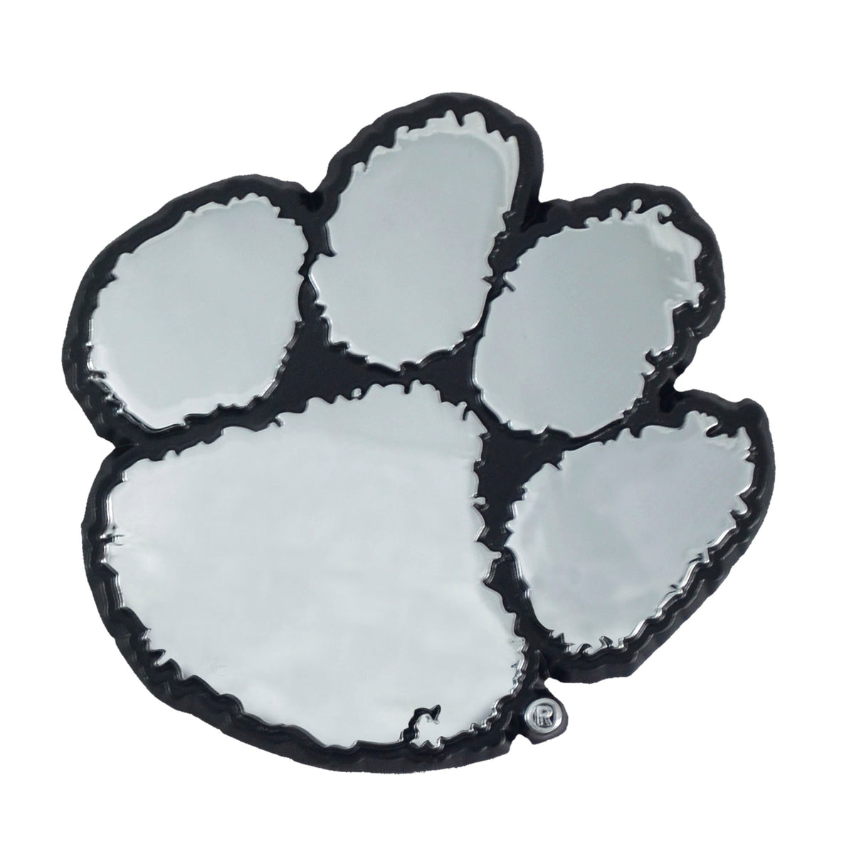 NCAA Clemson Tigers Logo Brands Chrome Metal Emblem