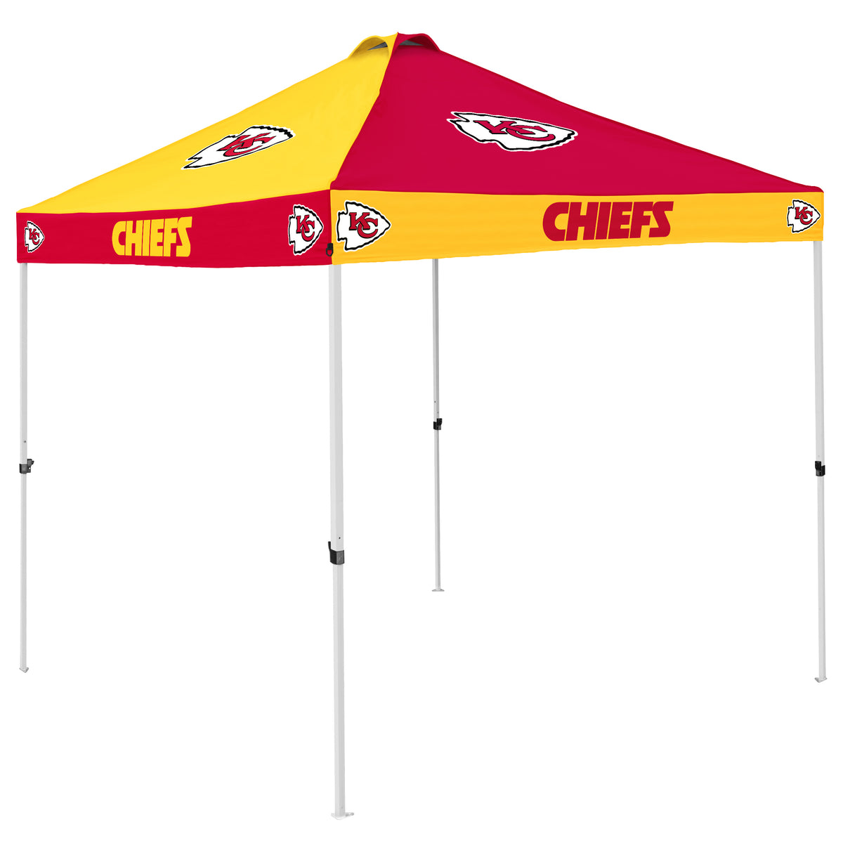 NFL Kansas City Chiefs Logo Brands Checkerboard Canopy