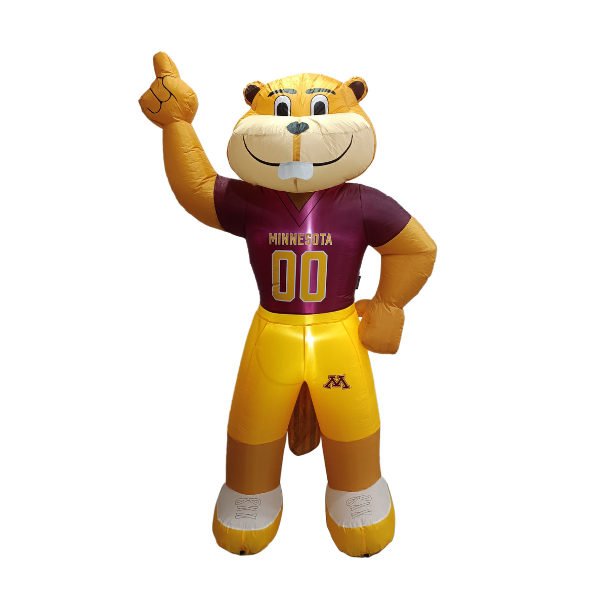 NCAA Minnesota Golden Gophers Logo Brands 7 Foot Yard Inflatable Mascot