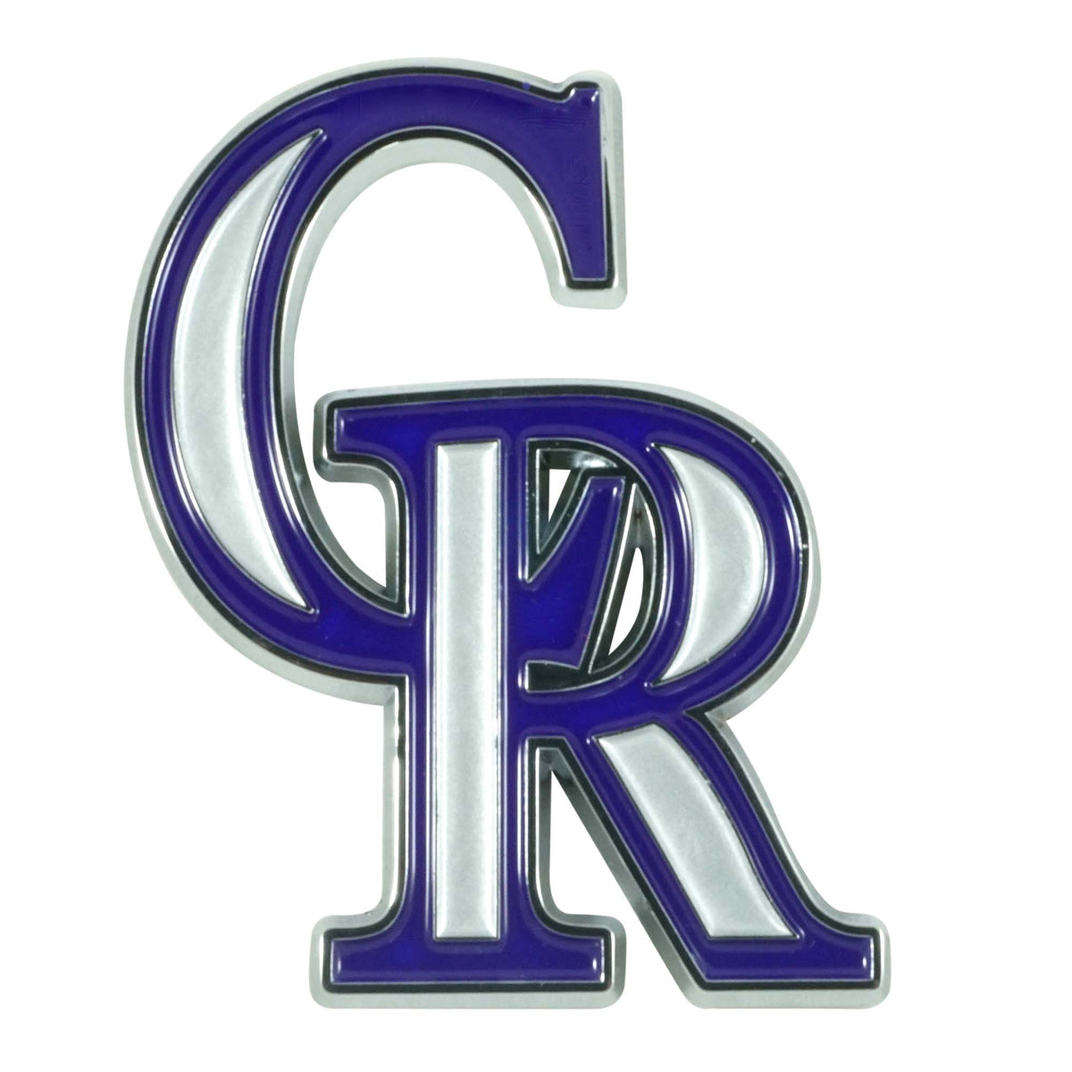 MLB Colorado Rockies Logo Brands Color Metal Emblem