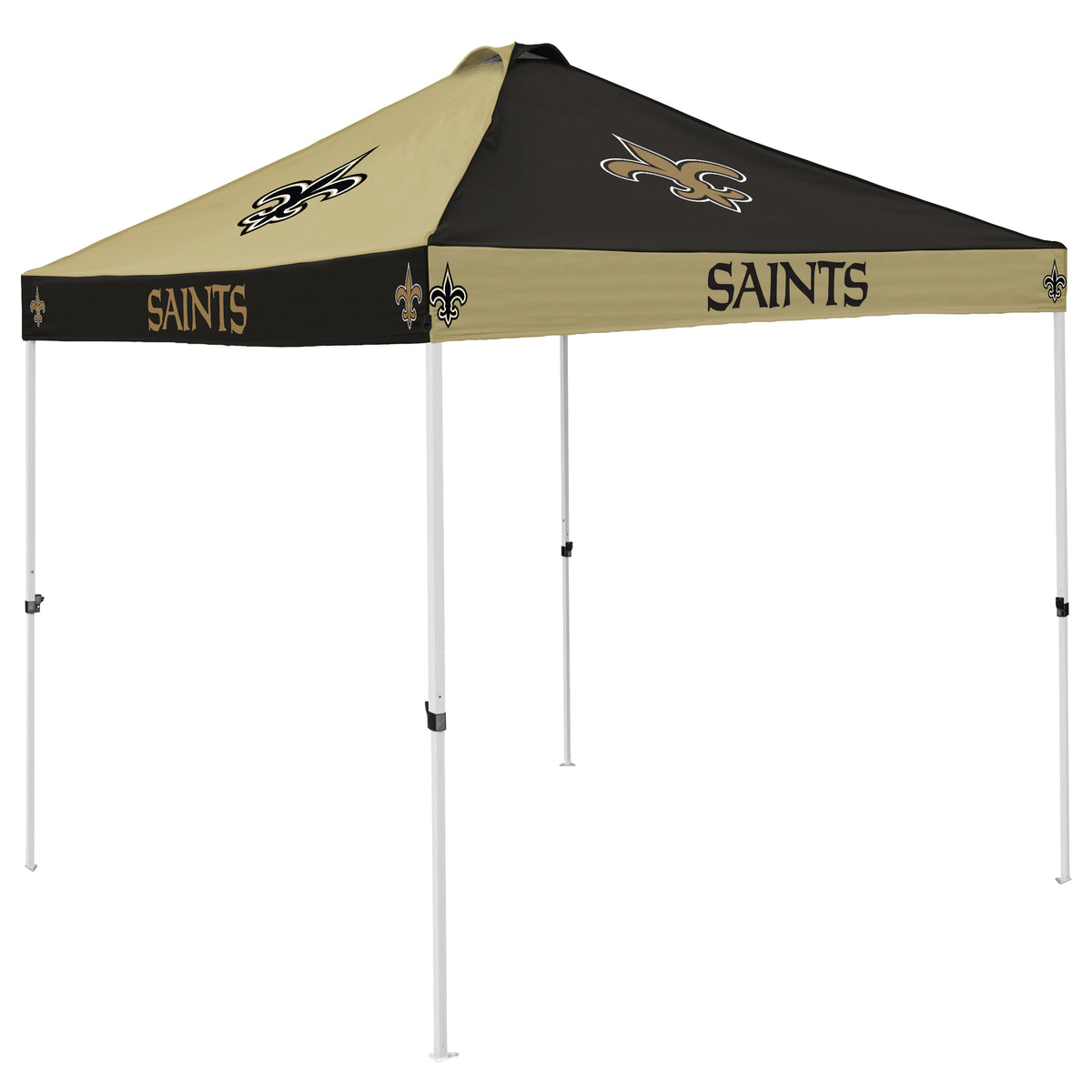 NFL New Orleans Saints Logo Brands Checkerboard Canopy