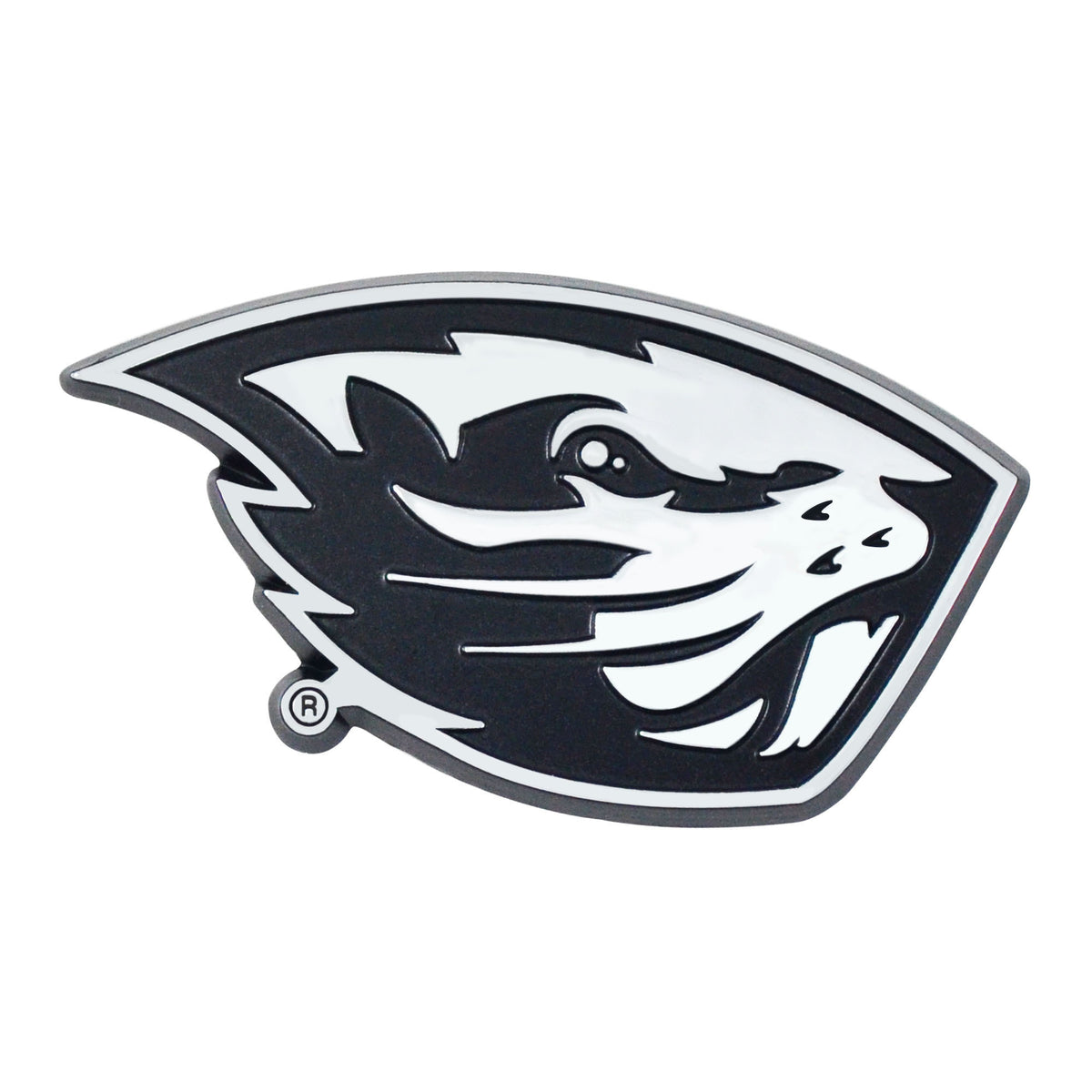 NCAA Oregon State Beavers Logo Brands Chrome Metal Emblem