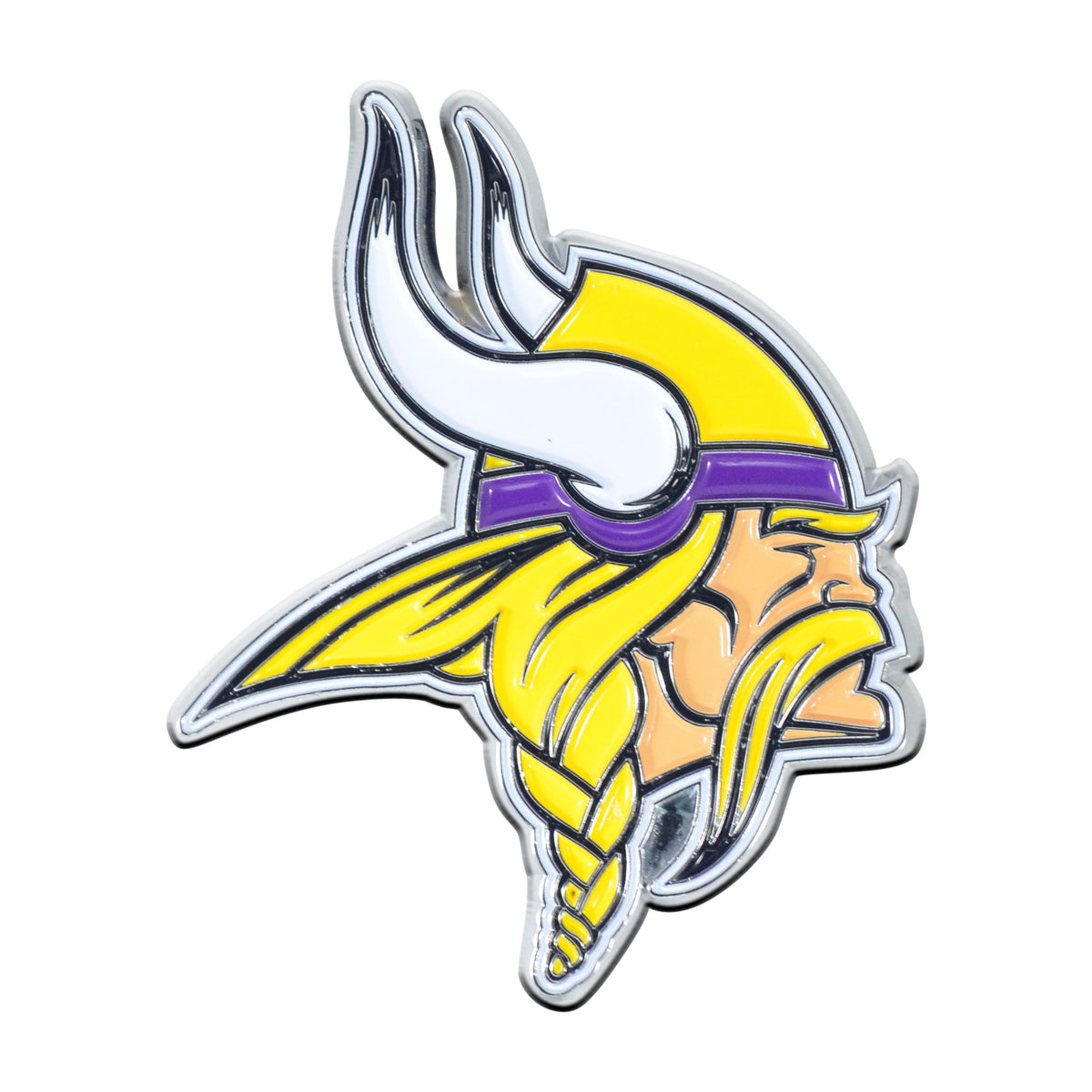 NFL Minnesota Vikings Logo Brands Color Metal Emblem