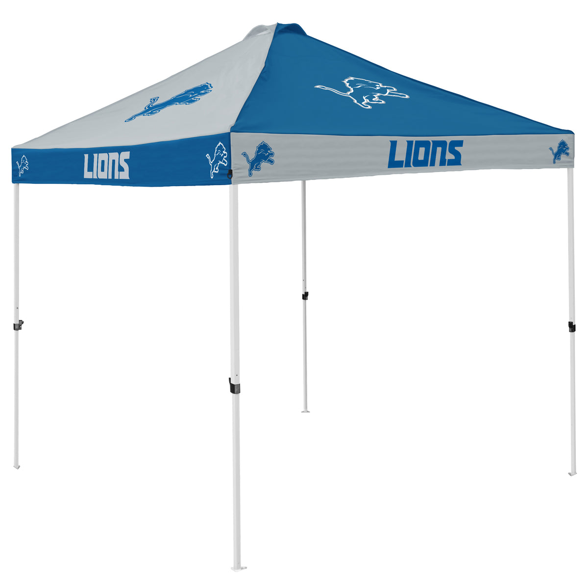 NFL Detroit Lions Logo Logo Brands Checkerboard Canopy