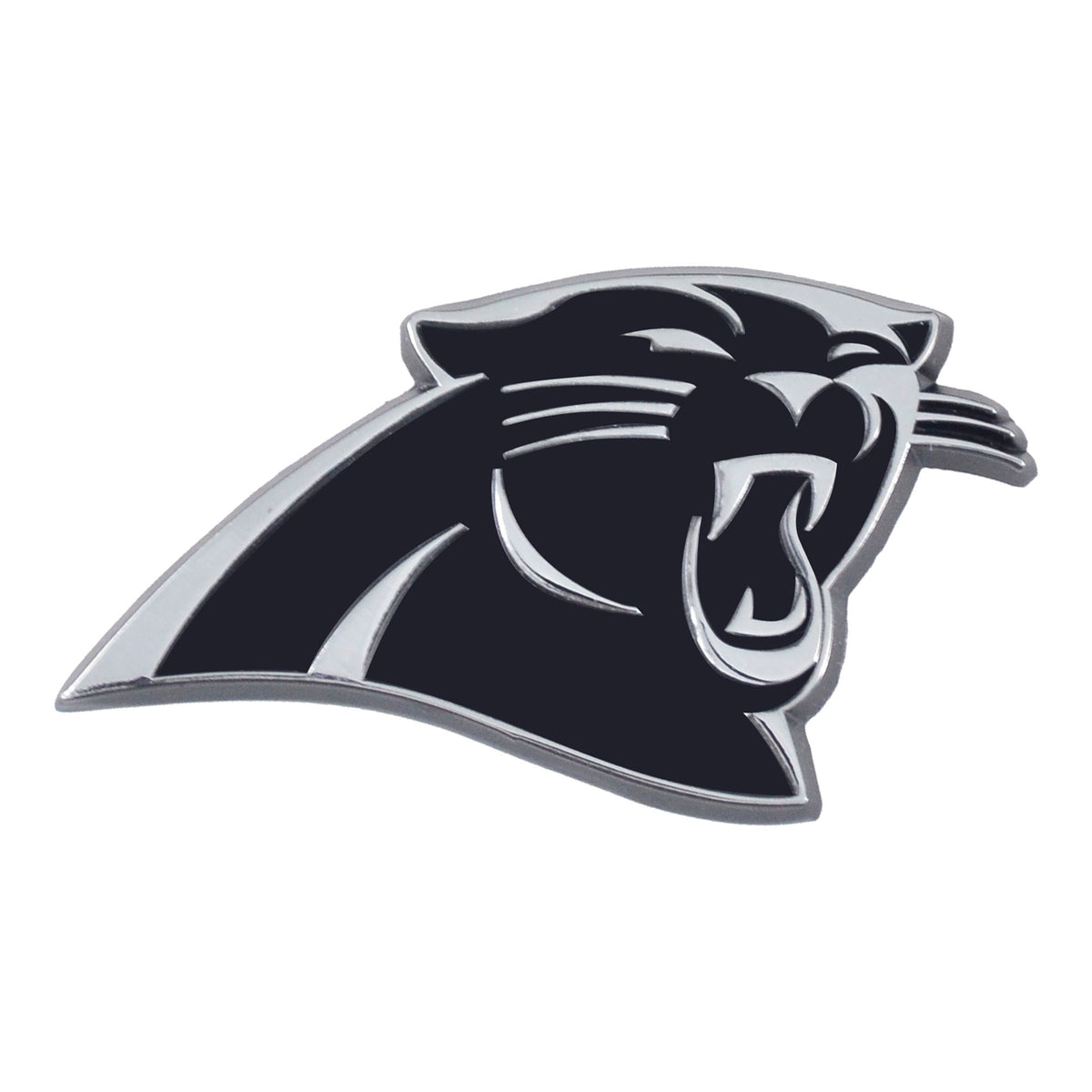 NFL Carolina Panthers Logo Brands Chrome Metal Emblem