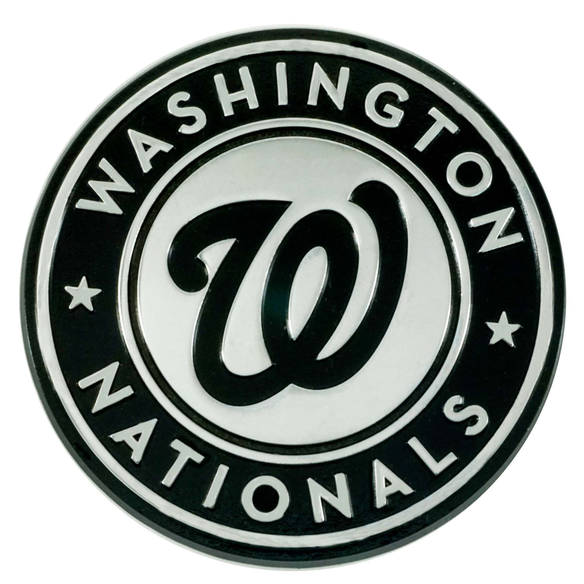 MLB Washington Nationals Logo Brands Chrome Metal Emblem