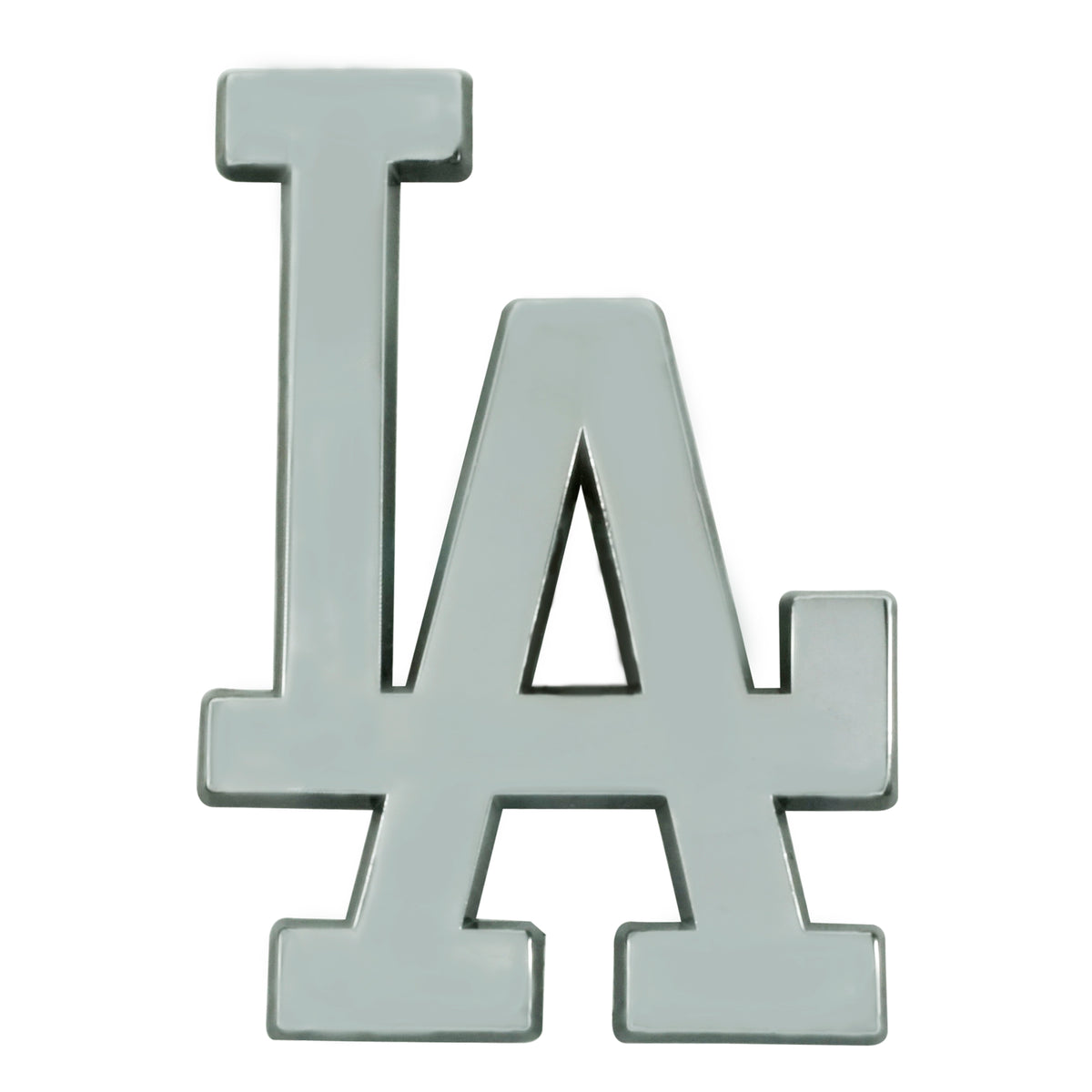 MLB Los Angeles Dodgers Logo Brands Chrome Metal Emblem