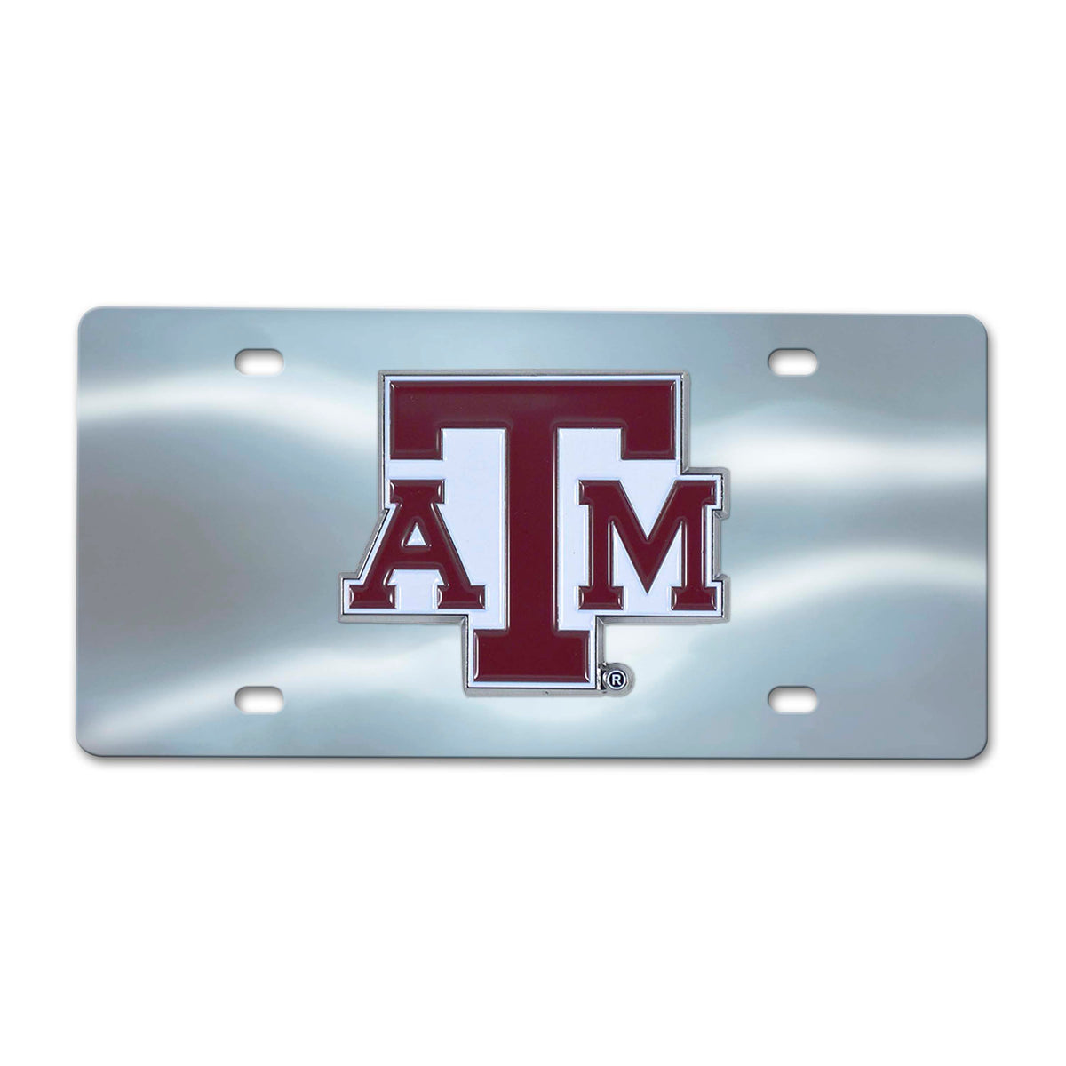 NCAA Texas A&M Aggies Logo Brands Chrome Diecast License Plate