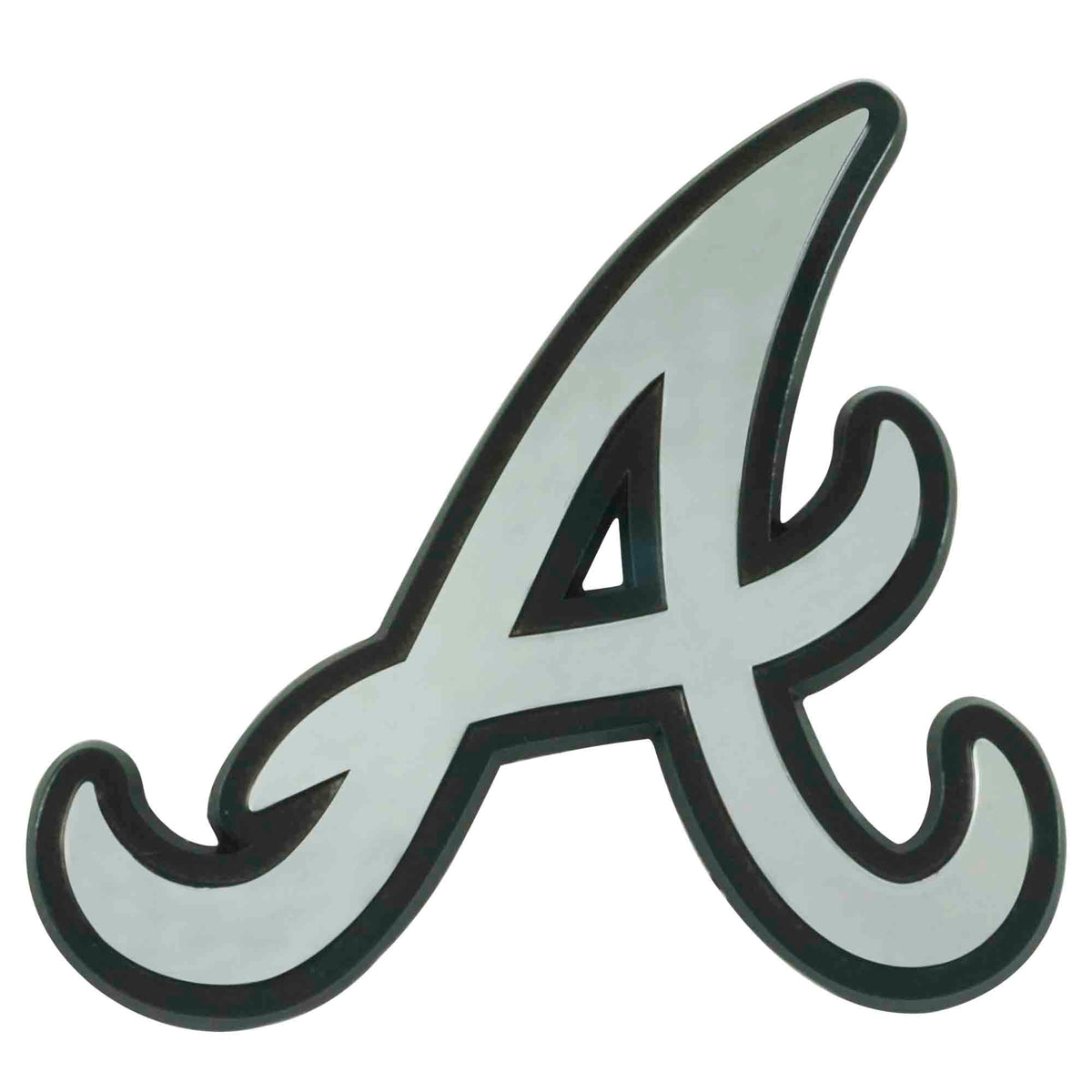 MLB Atlanta Braves Logo Brands Chrome Metal Emblem
