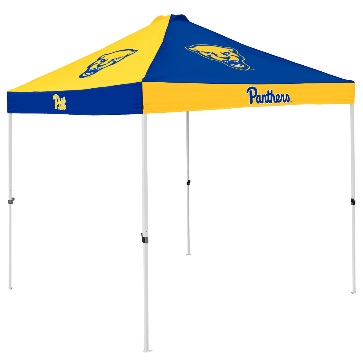 NCAA Pittsburgh Panthers Logo Brands Checkerboard Canopy