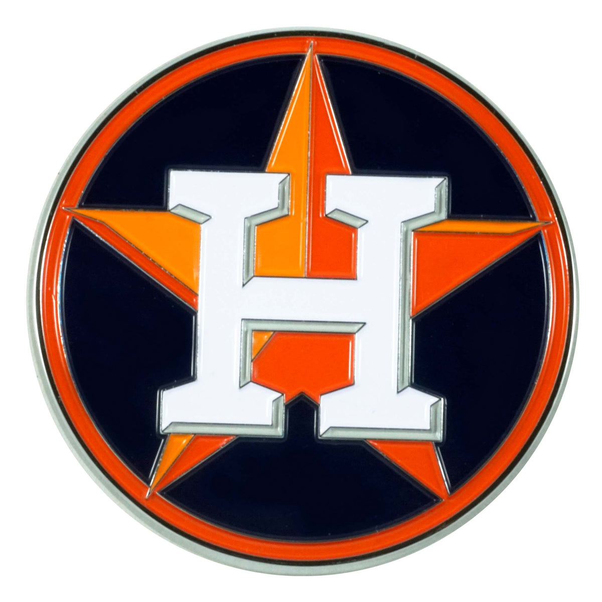 MLB Houston Astros Logo Brands Color Metal Emblem