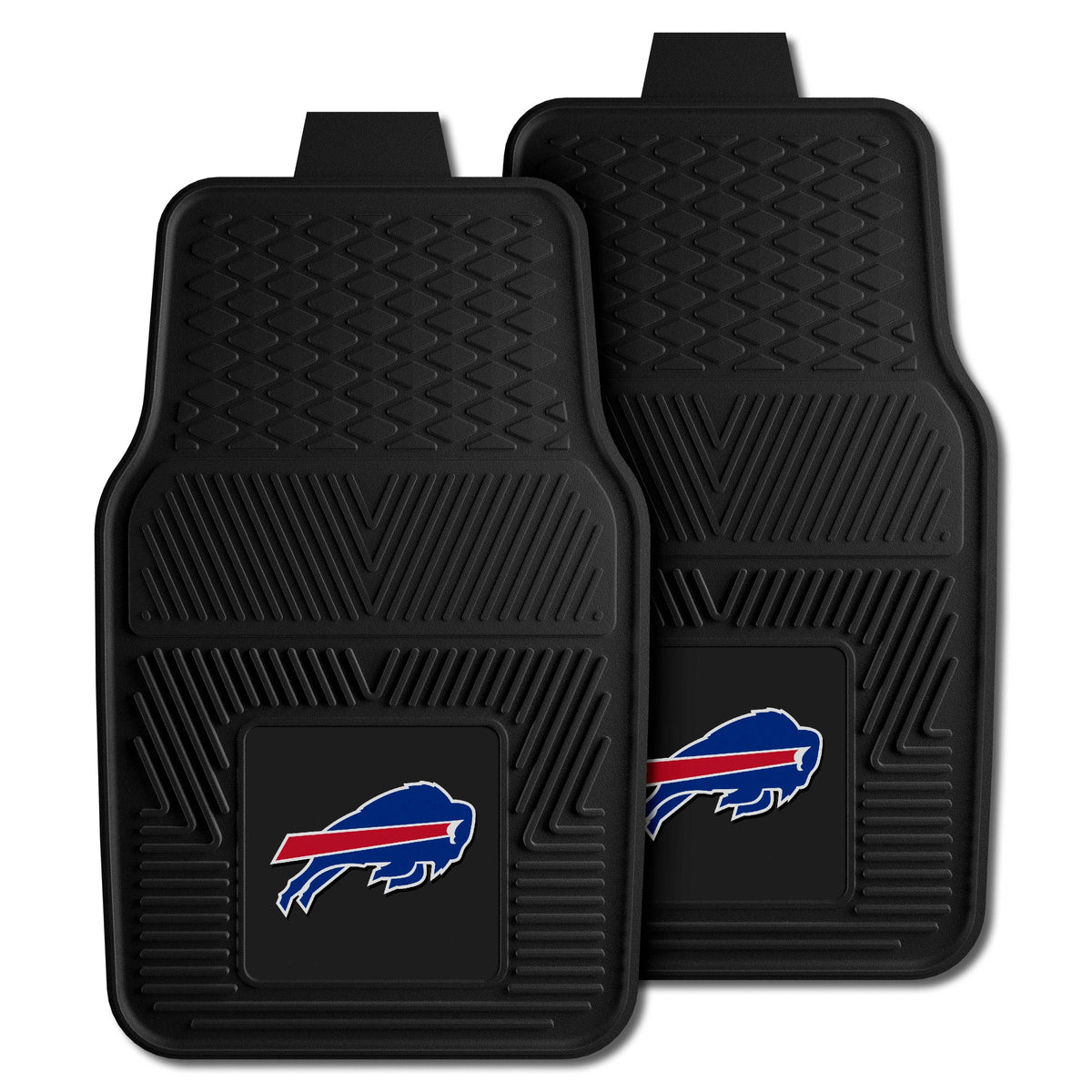 NFL Buffalo Bills Logo Brands 2-Pack Vinyl Car Mat Set