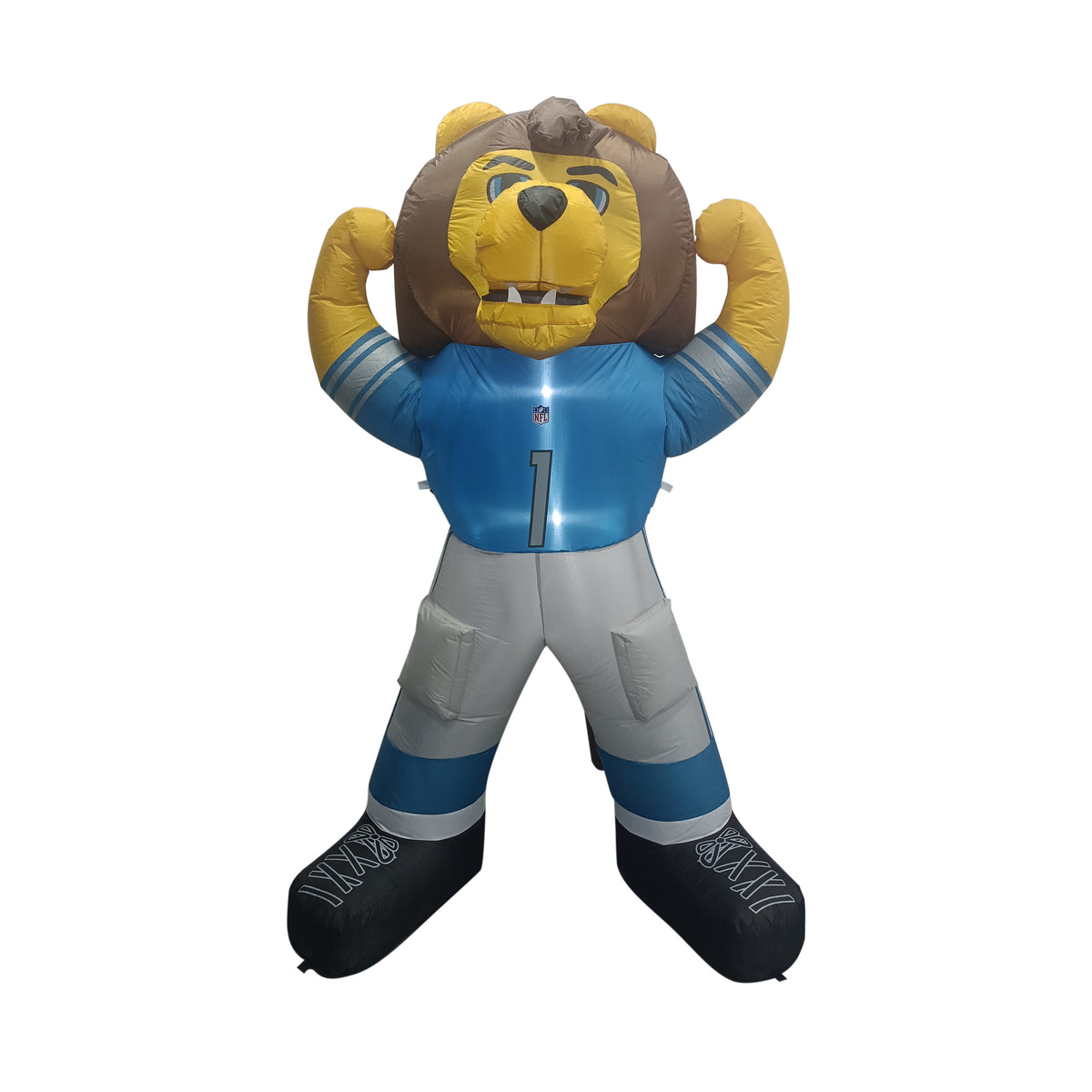 NFL Detroit Lions Logo Brands 7 Foot Yard Inflatable Mascot
