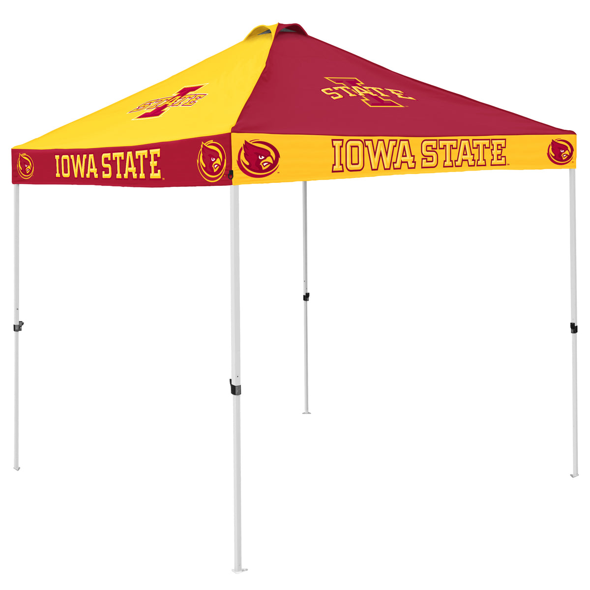 NCAA Iowa State Cyclones Logo Brands Checkerboard Canopy
