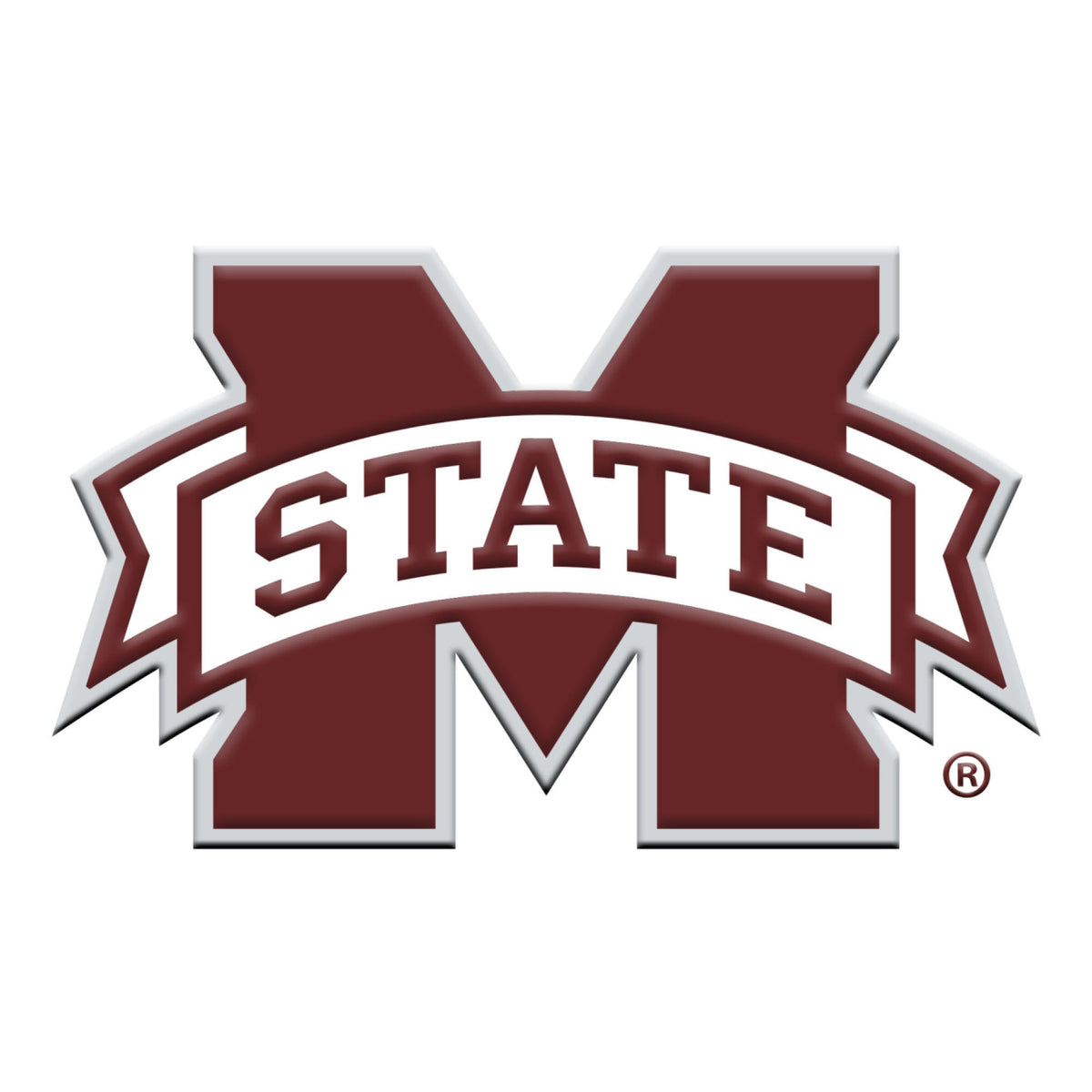 NCAA Mississippi State Bulldogs Logo Brands Color Metal Emblem