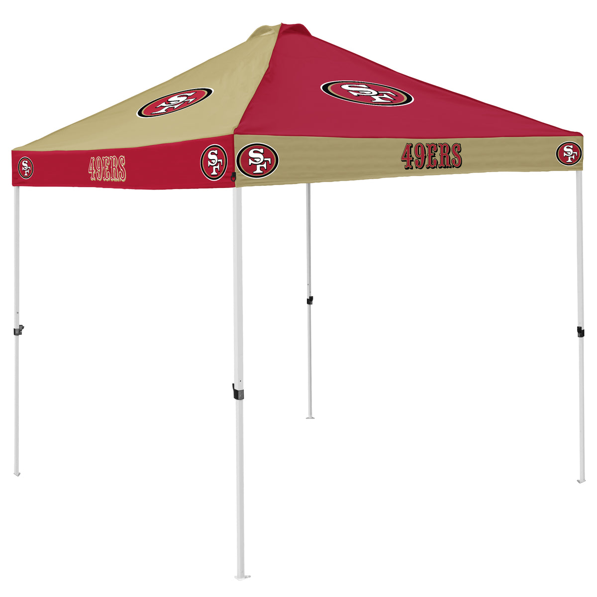NFL San Francisco 49ers Logo Brands Checkerboard Canopy