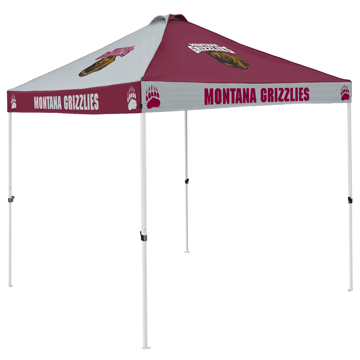 NCAA Montana Grizzlies Logo Brands Checkerboard Canopy