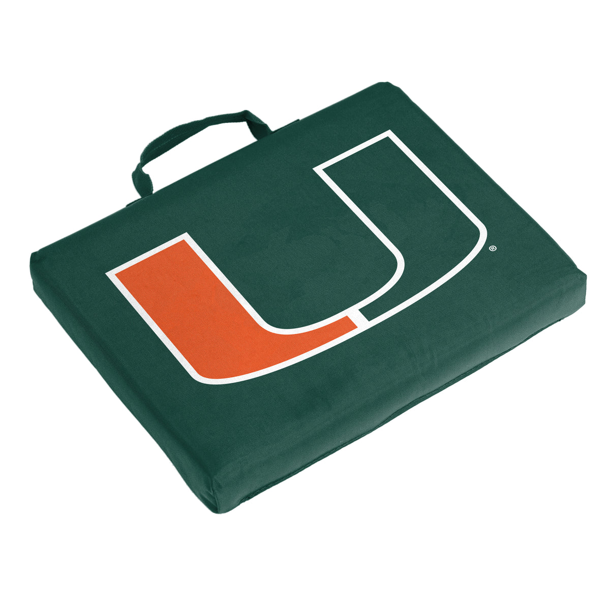 NCAA Miami Hurricanes Logo Brands Bleacher Cushion