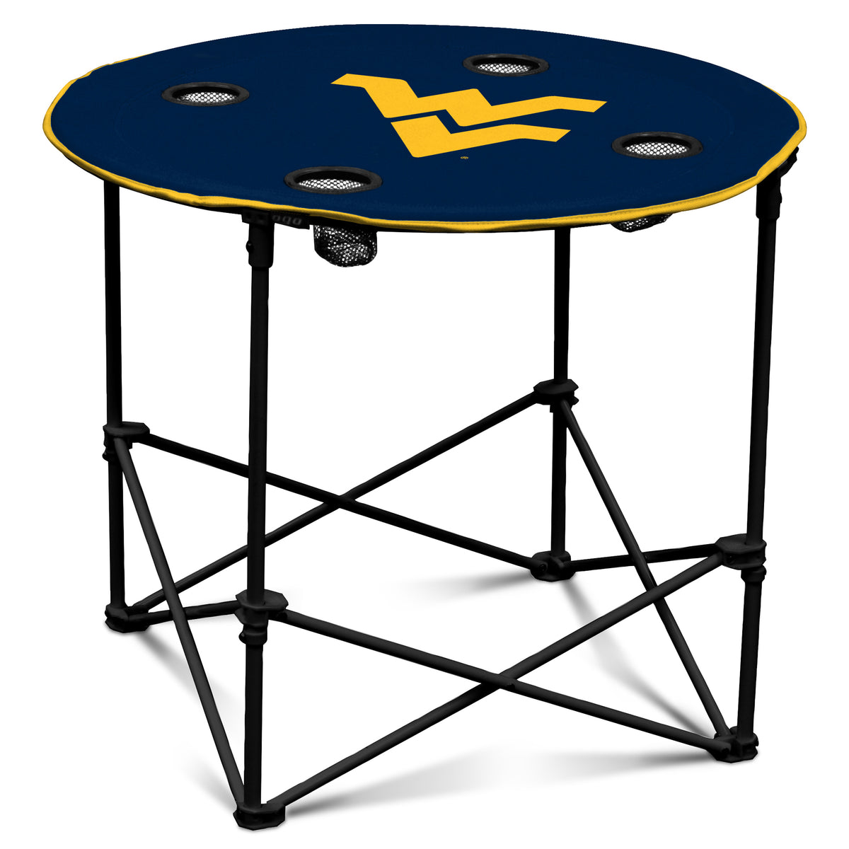 NCAA West Virginia Mountaineers Logo Brands Round Table