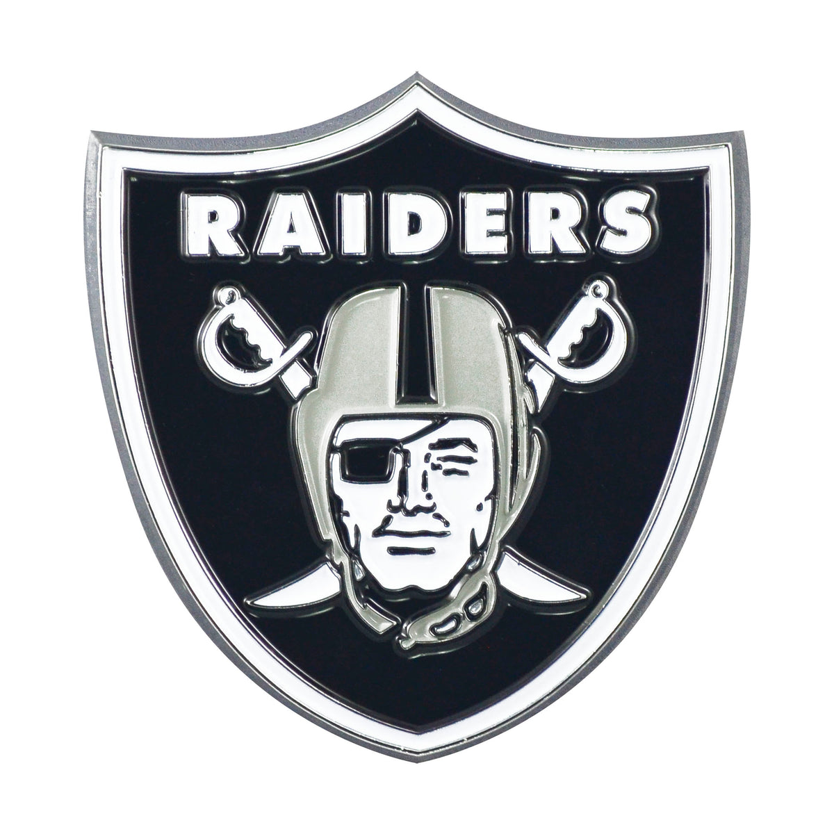 NFL Las Vegas Raiders Logo Brands Color Metal Emblem