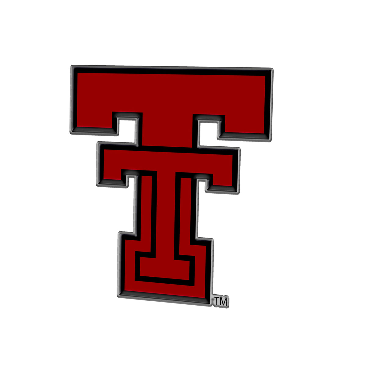 NCAA Texas Tech Red Raiders Logo Brands Color Metal Emblem