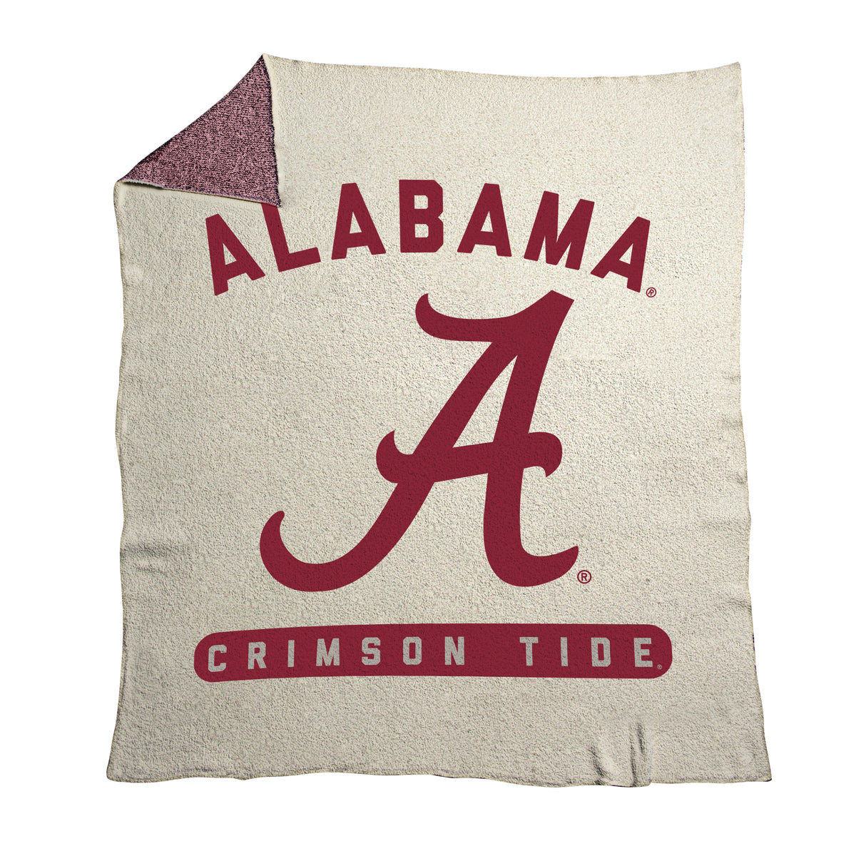 NCAA Alabama Crimson Tide Logo Brands 50x60 Luxe Dreams Throw