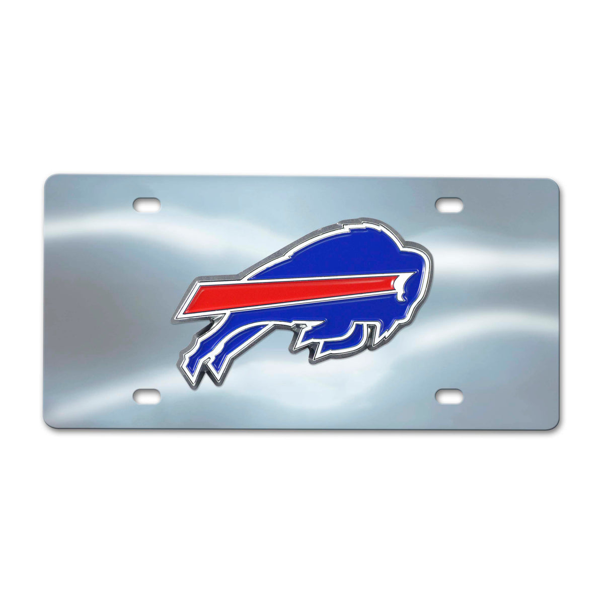 NFL Buffalo Bills Logo Brands Chrome Diecast License Plate