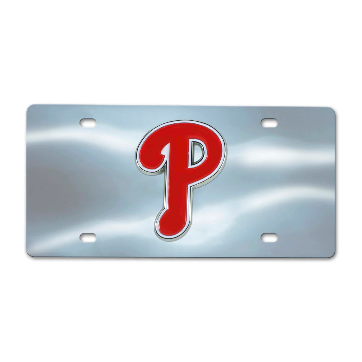MLB Philadelphia Phillies Logo Brands Chrome Diecast License Plate