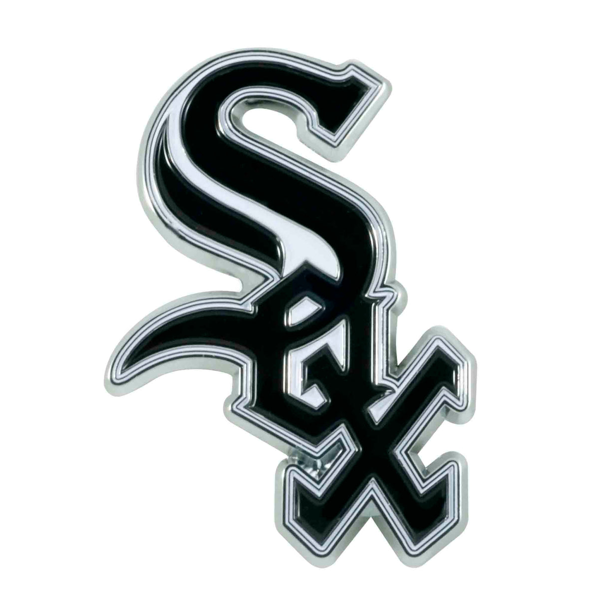 MLB Chicago White Sox Logo Brands Color Metal Emblem